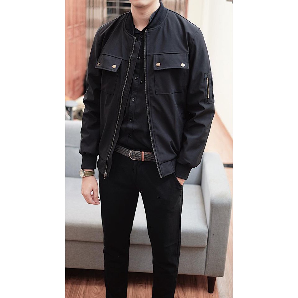 ÁO KHOÁC NAM BOMBER VẢI KAKI GIÓ SIÊU ẤM - SIÊU CÁ TÍNH, HÀNG LOẠI 1 DÀY DẶN, ĐỦ SIZE TỪ 50-80KG - MIỄN PHÍ SHIP