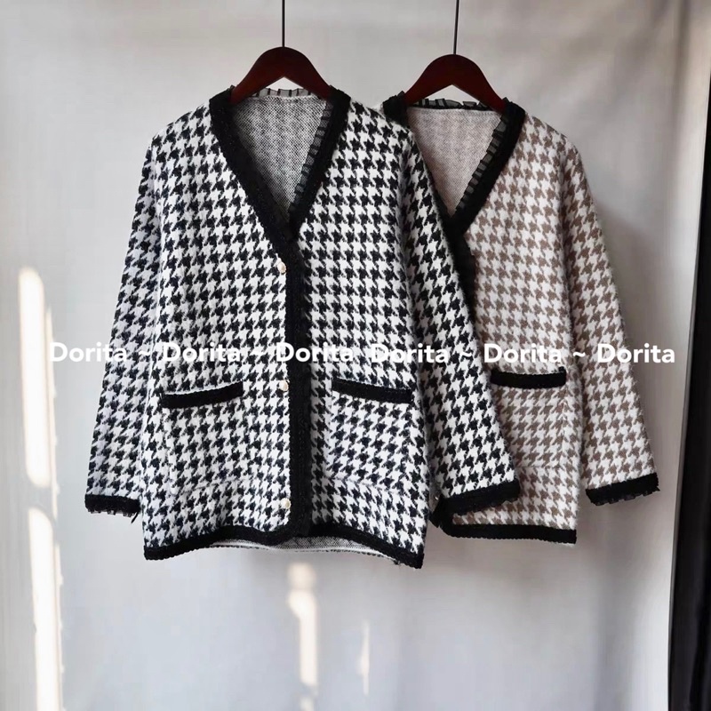 [Ảnh thật/Video] Áo Khoác Dạ Tweed Phong Cách Ulzzang, Áo Khoác dạ Viền Voan hàng Quảng Châu - Dorita Boutique | WebRaoVat - webraovat.net.vn