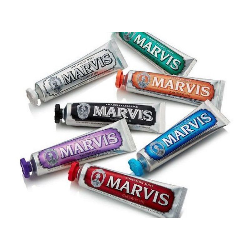 Marvis ✨ Kem đánh răng Marvis cao cấp giúp khử mùi và trắng răng rất hiệu quả