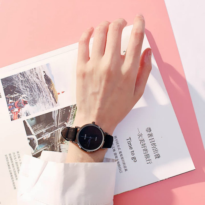 [GIÁ SỈ] đồng hồ nữ dây da ulzzang thời trang | BigBuy360 - bigbuy360.vn