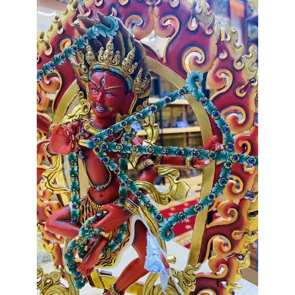 [PBMC]TƯỢNG ĐỒNG KURUKULLEY NEPAL 38cm(đã yểm)