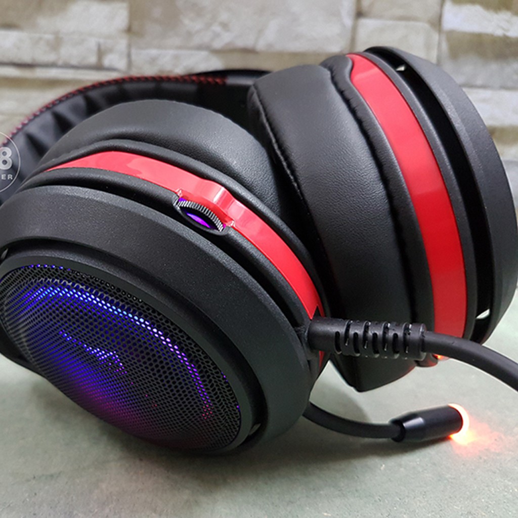 Tai nghe Gaming G-Net GH6 7.1 Cổng USB Led RGB - Âm thanh giả lập 7.1 - Bảo hành 12 tháng - Cam kết lỗi 1 đổi 1