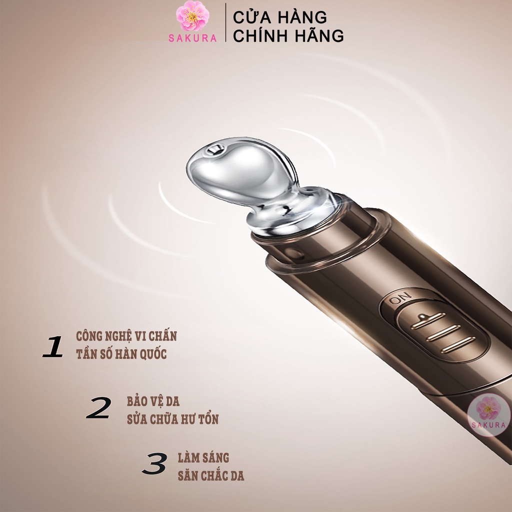Kem dưỡng mắt kèm máy massage mắt JOMTAM giảm thâm quầng bọng mắt nội địa trung 20g