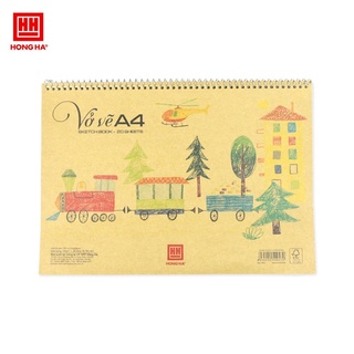 Vở vẽ lò xo A4 Vintage - Sketch Book - 20tờ