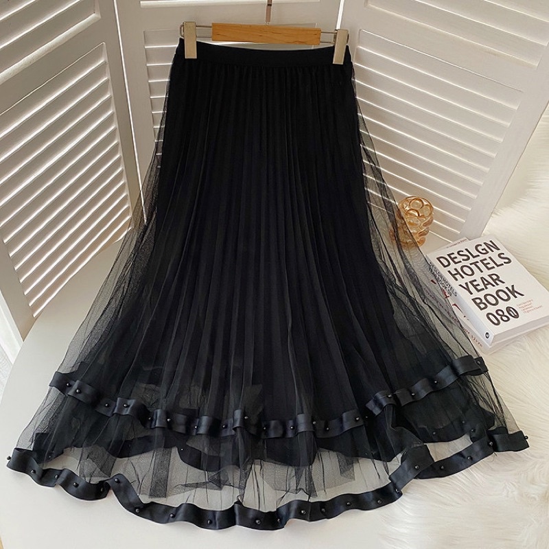 #5866 Chân váy xoè đính hạt lót bóng cực xinh