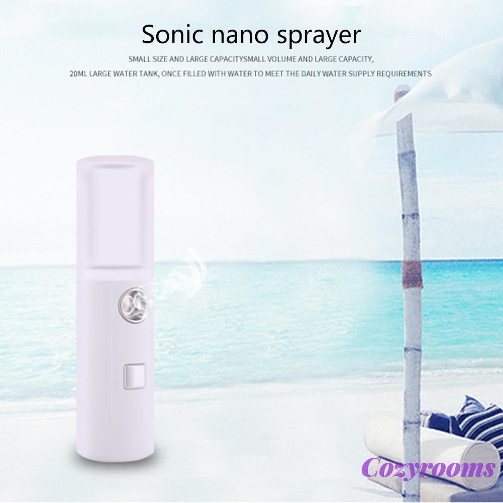 (Hàng Mới Về) Máy Phun Sương Nano Dưỡng Ẩm Da Mặt Sạc Usb 20ml