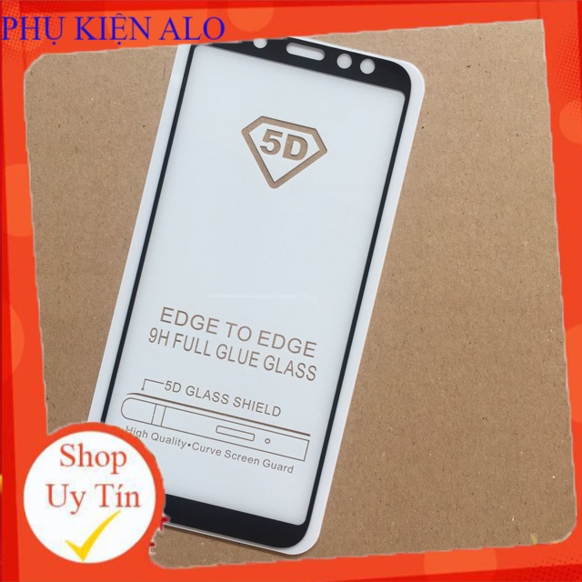 Kính cường lực galaxy A6 2018 /A6 plus 2018 full màn hình 5D bo tròn mài cạnh theo máy cực chuẩn