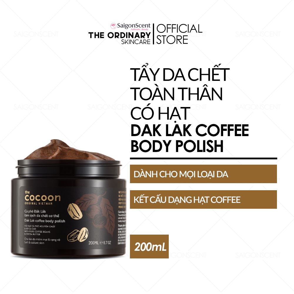 Tẩy da chết toàn thân Cocoon ( 200mL )