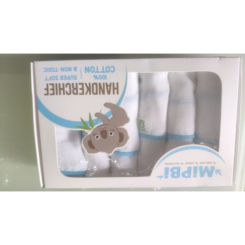 KHĂN SỮA HỘP 6 CÁI THƯONG HIỆU MIPBI