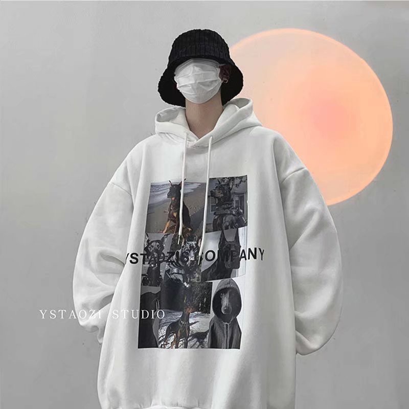 Áo hoodie nỉ bông Love Wins thu đông phong cách ulzzang hiphop dành cho unisex dáng rộng