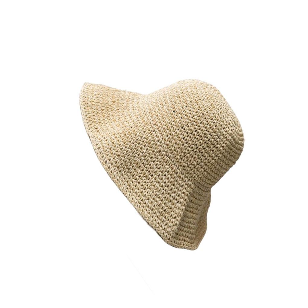 Mũ Cói Rộng Vành Chống Nắng 56-58cm Thoáng Khí Thời Trang Mùa Hè Cho Nữ