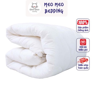 Ruột chăn phin trắng, bông sơ trắng sạch 100%, kích thước 2m2 x 2m