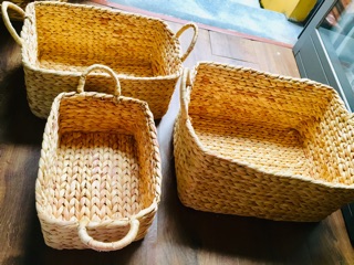 Sọt đựng đồ lục bình 2 quai