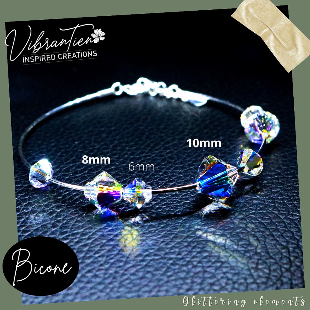 Pha lê nón Swarovski Áo lớn 8mm