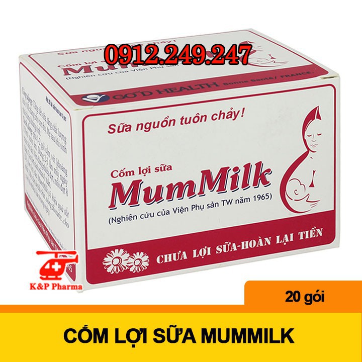 ✅ (MẪU MỚI) Cốm lợi sữa MUMMILK - Giúp tăng tiết sữa và chất lượng sữa