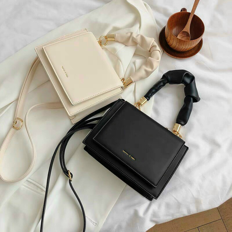 Túi xách nữ đeo chéo đẹp quai dúm da mềm  đi chơi phong cách hàn quốc đeo vai Samsora store KN2224
