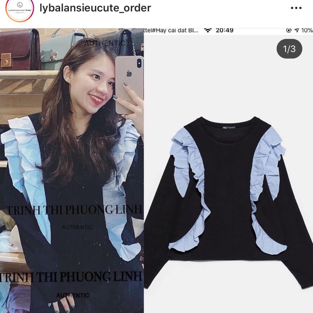 Áo nỉ bèo xanh 5039/411 + 2% shopee