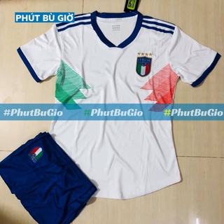 [SALE OFF] Áo Bóng Đá Thể Thao Đá Banh Đội Tuyển Ý/ ITALIA Trắng Chất Thun Thái Cao Cấp - Phút Bù Giờ Sport