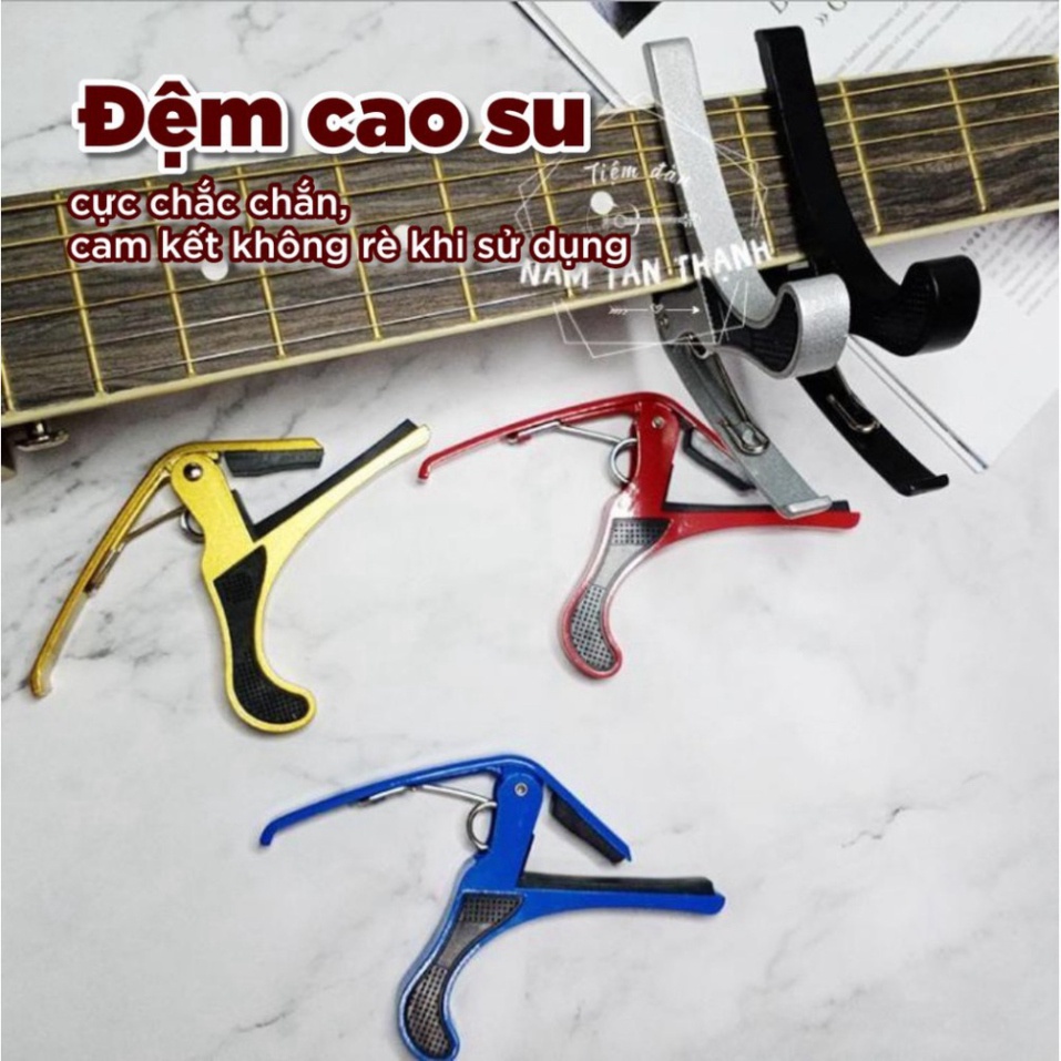 Capo cho đàn GUITAR/UKULELE [ TẶNG PICK FENDER ] giá rẻ, nhiều màu