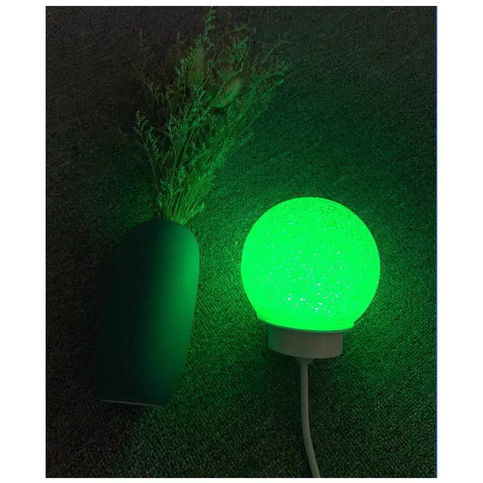 Đèn LED trang trí pha lê ma thuật 20CM-Vàng