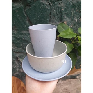 Bộ Chén Ăn Dặm Lúa Mạch 6 Món Cho Bé