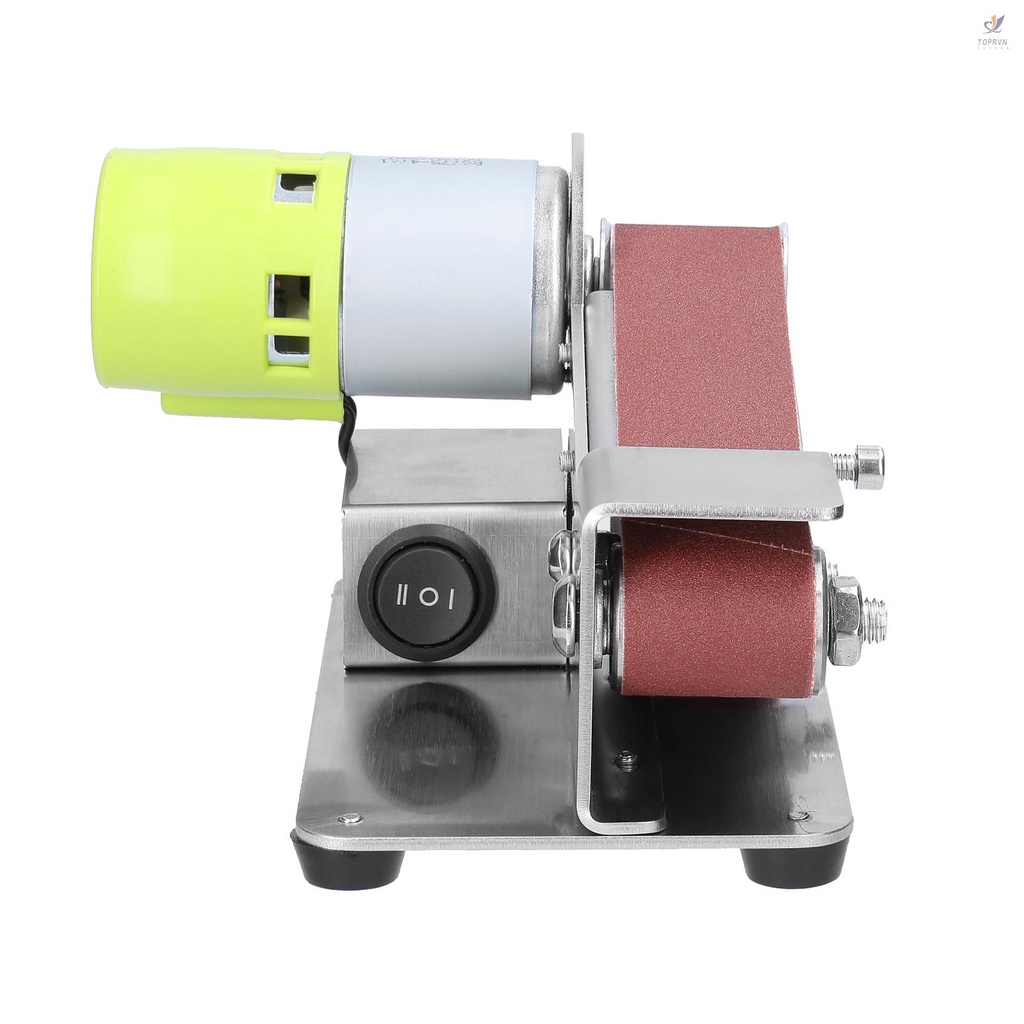 Máy Mài Cạnh + 10 Đai Giấy Nhám Mini 30mm Đa Năng Tiện Dụng DIY