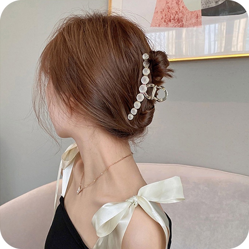 Kẹp Tóc Đính Ngọc Trai Thời Trang Dành Cho Nữ