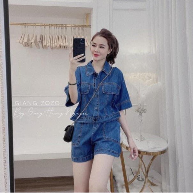 Bộ đùi jean nữ