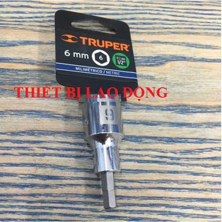 Đầu tuyp ra đầu lục giác 6mm lục giác Truper 13281