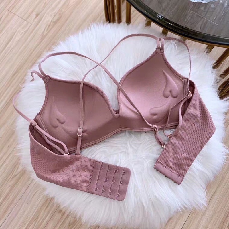 Bộ đồ lót su đúc không gọng đẩy ngực, bộ đồ lót nữ cao cấp | BigBuy360 - bigbuy360.vn