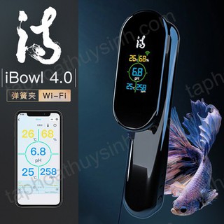 IBOWL 4.0 WIFI PRO 2021-BỘ ĐO PH - NHIỆT ĐỘ- TDS ONLINE