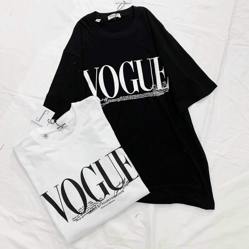 ÁO THUN VOGUE OVERSIZE NAM NỮ