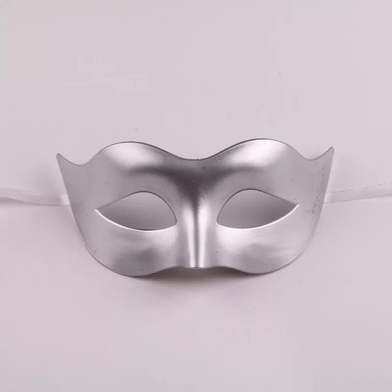 MẶT NẠ NỬA MẶT TRƠN TRÒN Dự Tiệc Hóa Trang Halloween