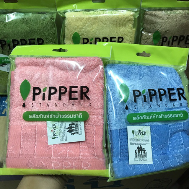 Khăn mặt sợi tre Pipper Thái Lan