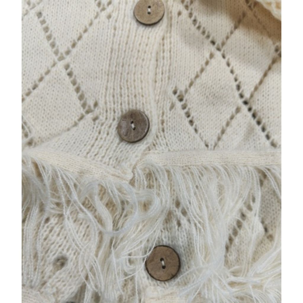 Áo len croptop tua rua , váy len lỗ croptop nữ hàng order Taobao có ảnh thật nhà Oanh dilys