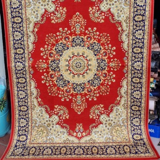 Thảm trải sàn bali mẫu hoàng gia nhí đỏ 1m6x2m3