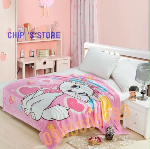 Chăn BĂNG LÔNG MÈO HỒNG, Hello Kitty và nhiều hình khác cho các bé.CHĂN SIÊU MỀM,MỊN, siêu nhẹ