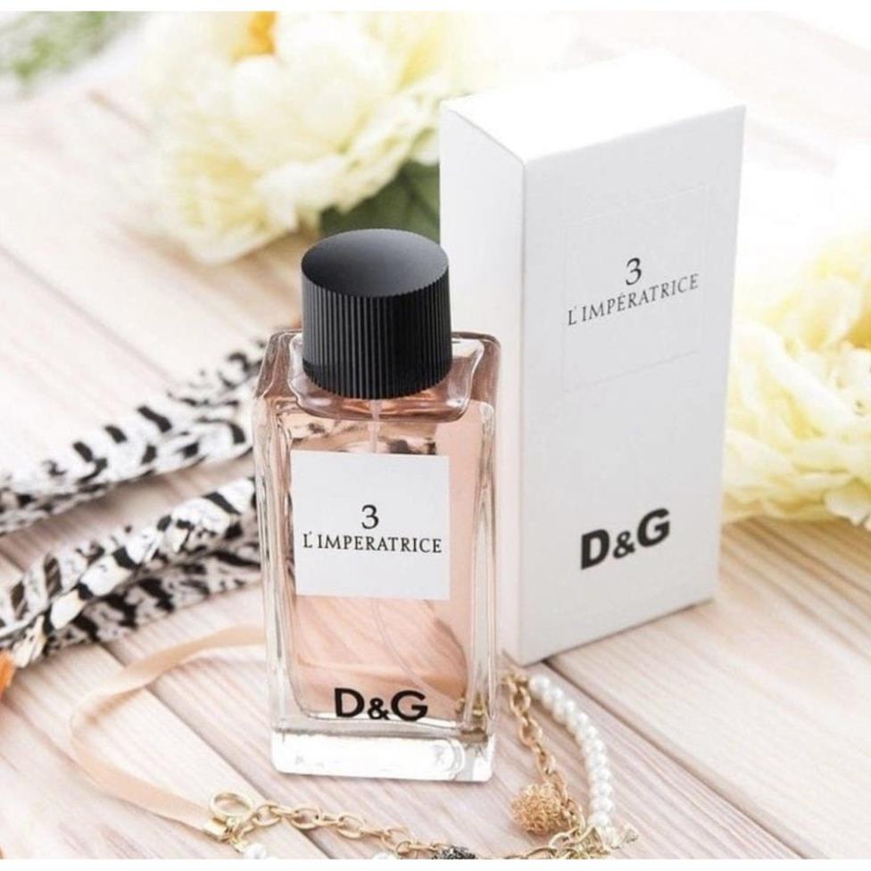 Nước Hoa Nữ 𝔻&𝔾 𝕃'𝕚𝕞𝕡𝕖𝕣𝕒𝕥𝕣𝕚𝕔𝕖 3 Pour Femme EDT Dung Tích 100ml - Dầu thơm nữ nồng nàn quyến rũ nữ tính