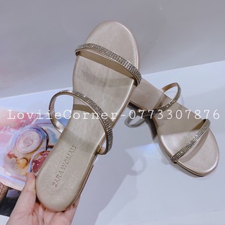 DÉP NỮ LOVIIECORNER - DÉP XỎ NGÓN NƯ QUAI MẢNH - DÉP LÊ ĐÍNH ĐÁ NỮ - DÉ ĐẾ BỆT THỜI TRANG - D201235 D201236