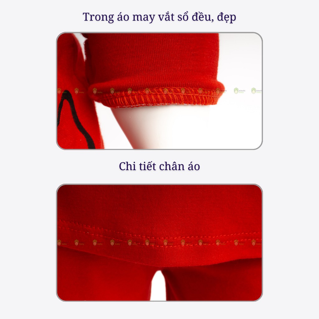 Đồ Bộ Bé Trai, Bé Gái Minky Mom Vải Thun Lạnh Hoạ Tiết Snoopy Dễ Thương, Bộ Quần Áo Trẻ Em Thu Đông MKMTD2132
