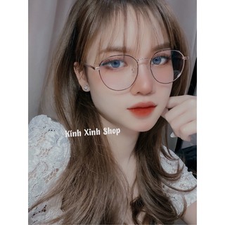 Kính vintage Kim loại Hàn quốc gọng lõi cốt cao cấp
