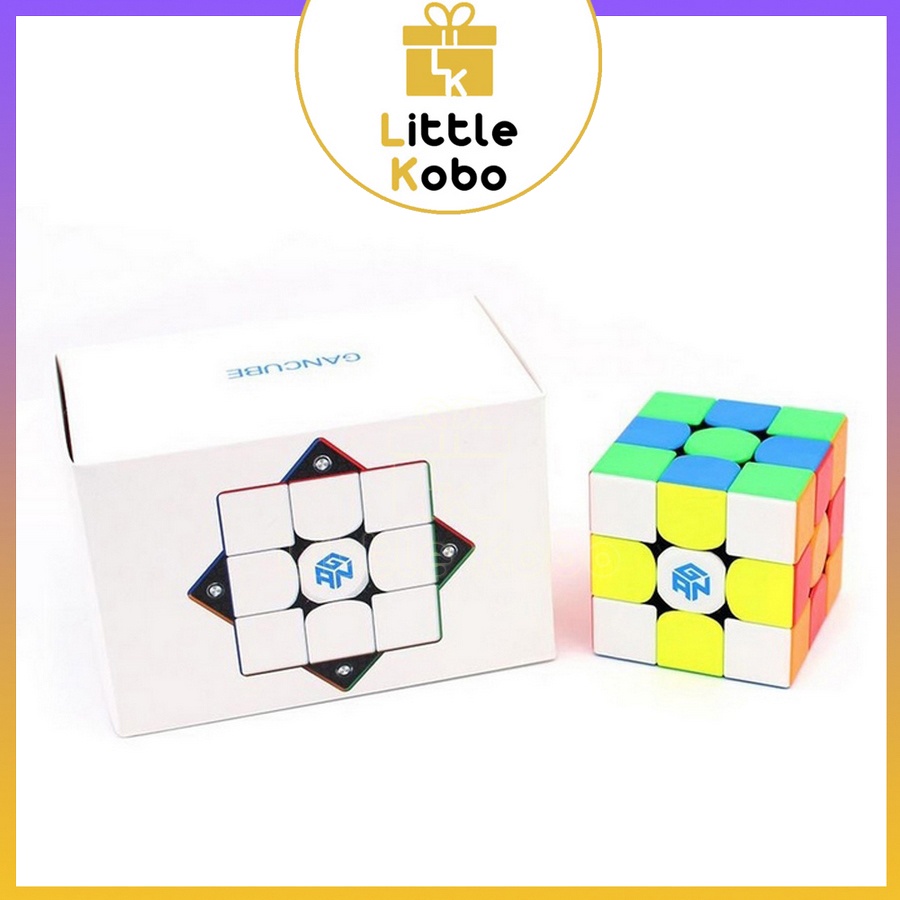 Rubik 3x3 Gan 356 M 3x3 Rubic 3 Tầng Có Nam Châm Gan 356M Stickerless Đồ Chơi Trí Tuệ Trẻ Em Phát Triển Tư Duy 3x3x3