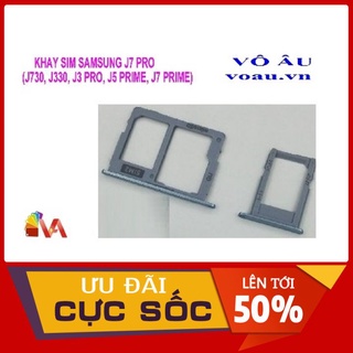 Khay sim samsung j7 pro màu xanh