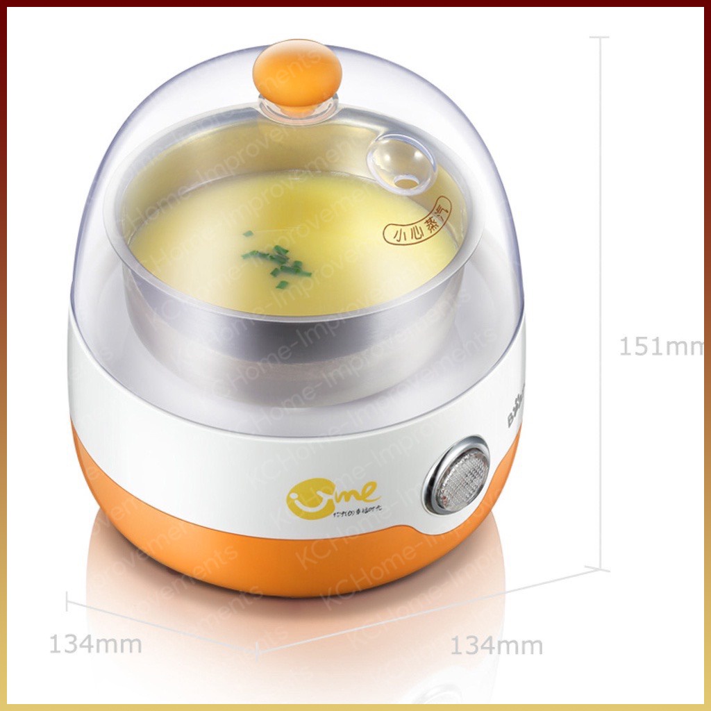 Máy Hấp Trứng đa năng 1 tầng Bear ZDQ-2201, 200W, KC Home, BH 06 Tháng.