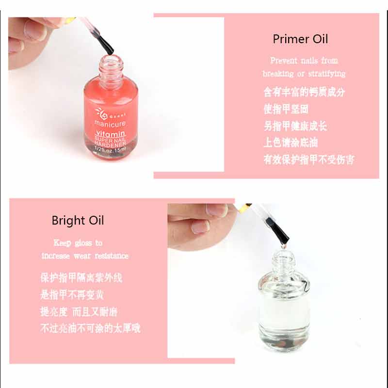 Bộ 4 Lọ Tinh Dầu Chăm Sóc Móng Tay Mềm Mịn Làm Sáng Dầu