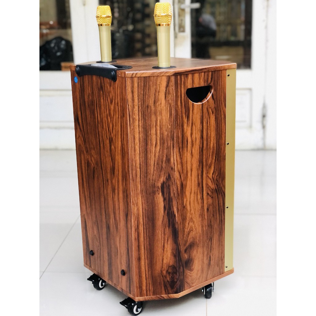 Loa Kéo AZPRO 2506A Cao Cấp Bass 50 3 Đường Tiếng Tặng 2 Micro Không Dây Siêu Hút Âm