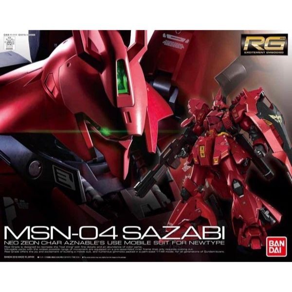 Mô hình RG 29 1/144 Sazabi - Chính hãng Bandai Nhật Bản