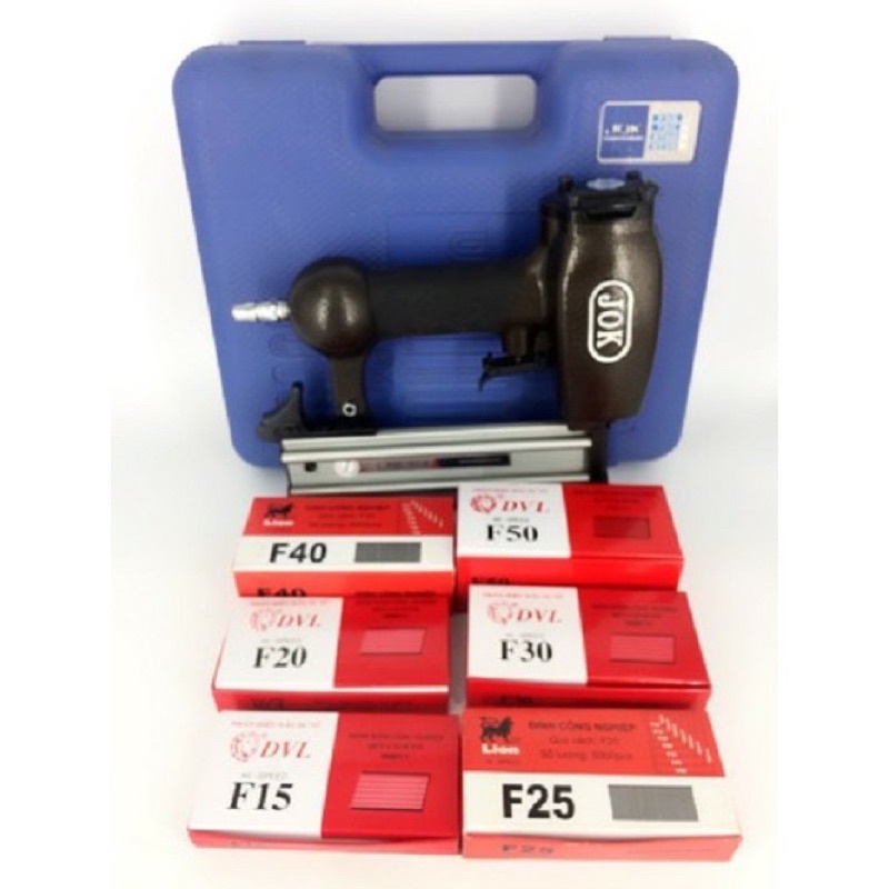 SUNG BẮN ĐINH THẲNG F50 dùng máy nén khí