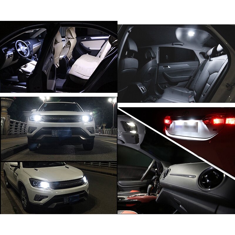 1 Đèn LED T10 W5W COB 12V 194 501 Chuyên Dụng Cho Xe Hơi