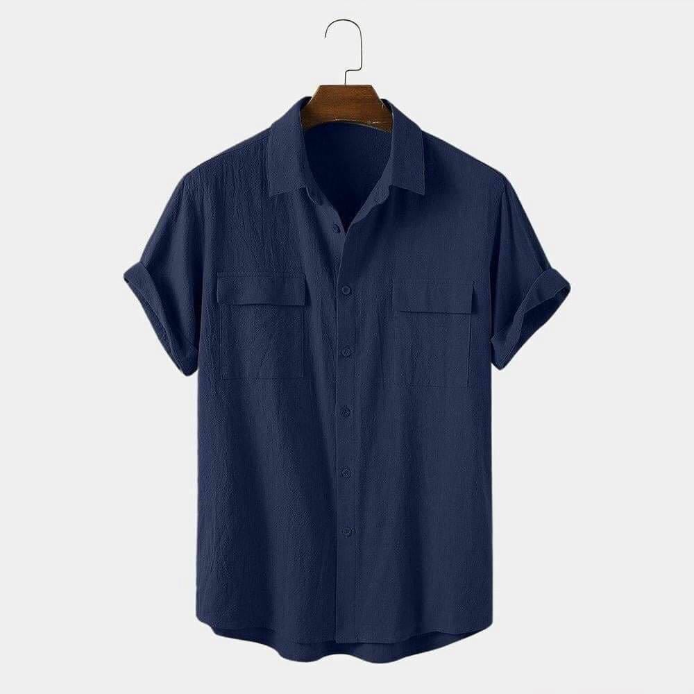 ÁO ĐŨI CỔ BẺ NAM 5 MÀU AĐ3T02 | BigBuy360 - bigbuy360.vn